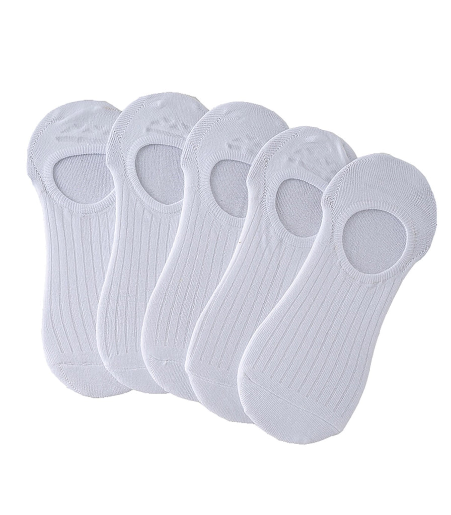 Calzini Invisibili Sottili Antiscivolo in Cotone Unisex | Silicone Antiscivolo sul Tallone | Taglia 36–43 EU