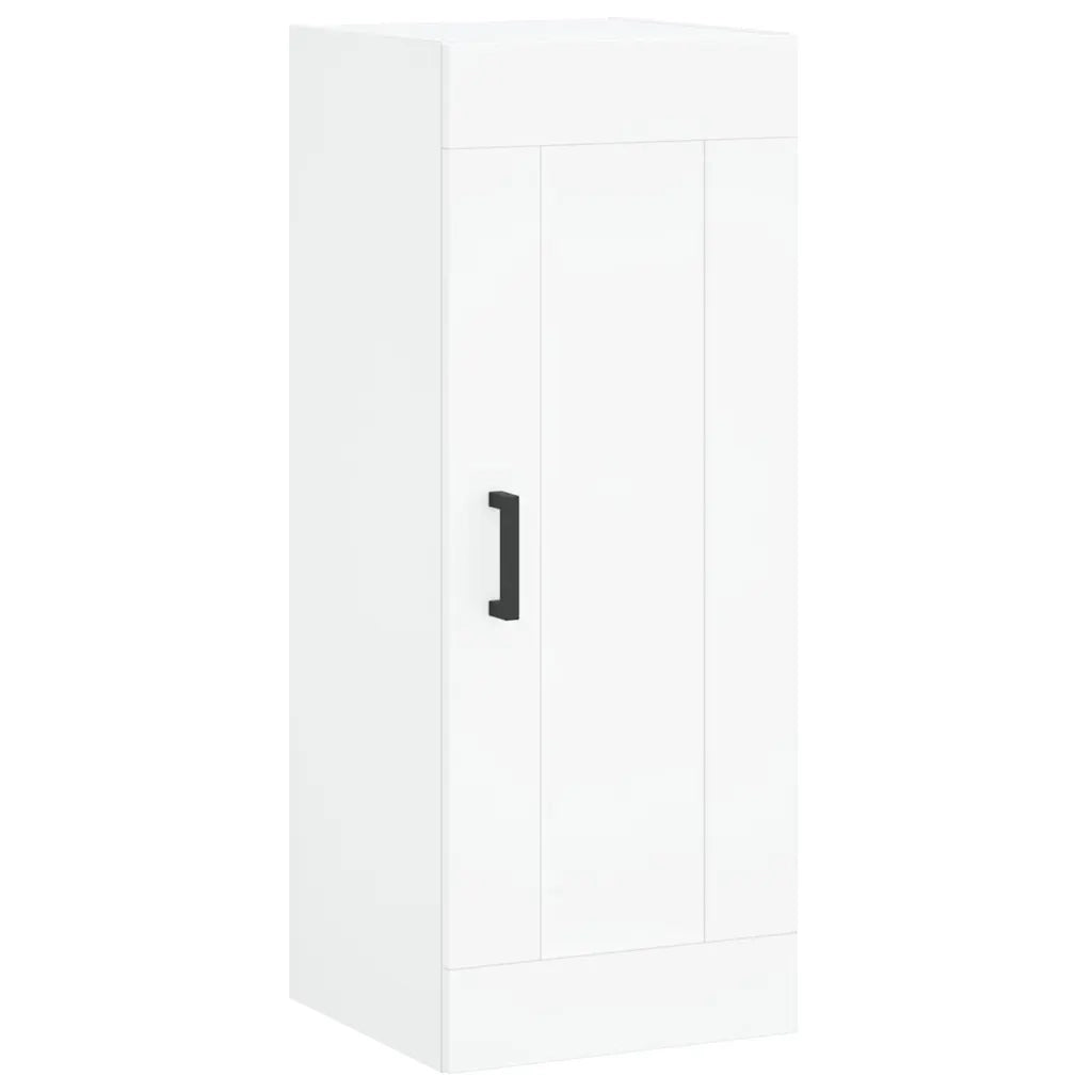 Credenza Bianca 34,5x34x180 cm in Legno Multistrato 3200449