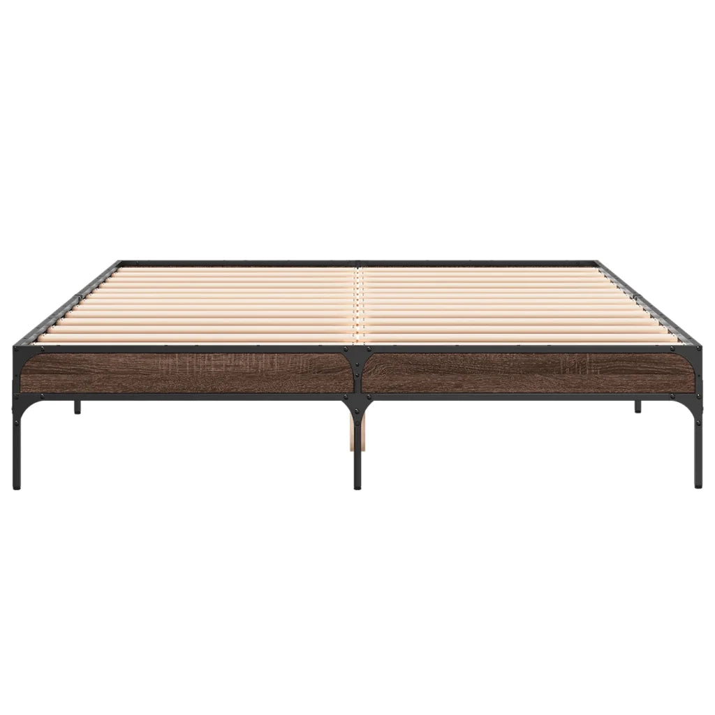Giroletto Rovere Marrone 150x200cm in Legno Multistrato Metallo 845015