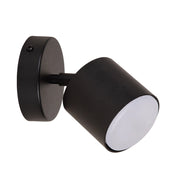 Applique MILA tonda nera spot orientabile GX53 12W Sigma