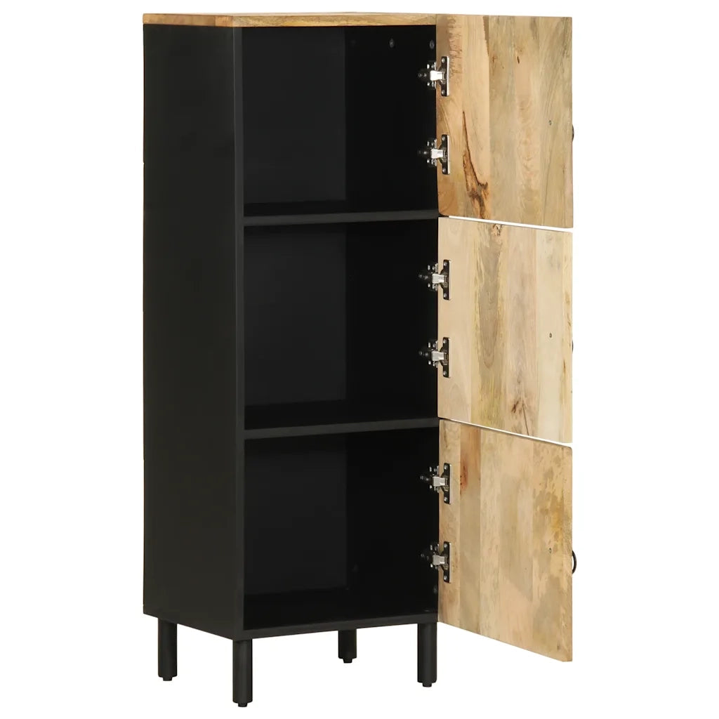Credenza 40x33,5x110 cm in Legno Massello di Mango Grezzo 4018657