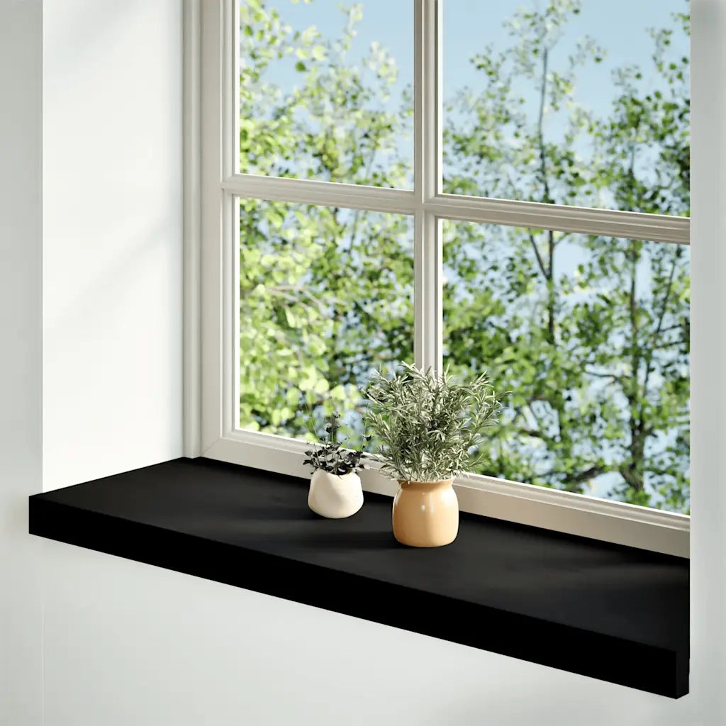 Davanzali 2 pz Marrone Scuro 90x25x2 cm Legno Massello Rovere CFW1614198