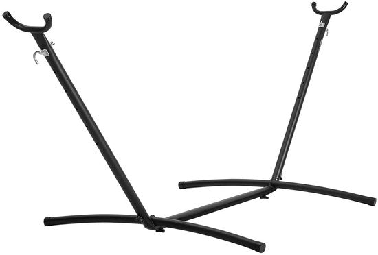 Supporto per Ombrellone Portatile Capacità 204kg Supporto per Ombrellone in Acciaio per 2 Persone Resistente Flessibile Ganci Regolabili per Ombrellone Struttura per Ombrellone da 9-12 Piedi Risparmio di Spazio.