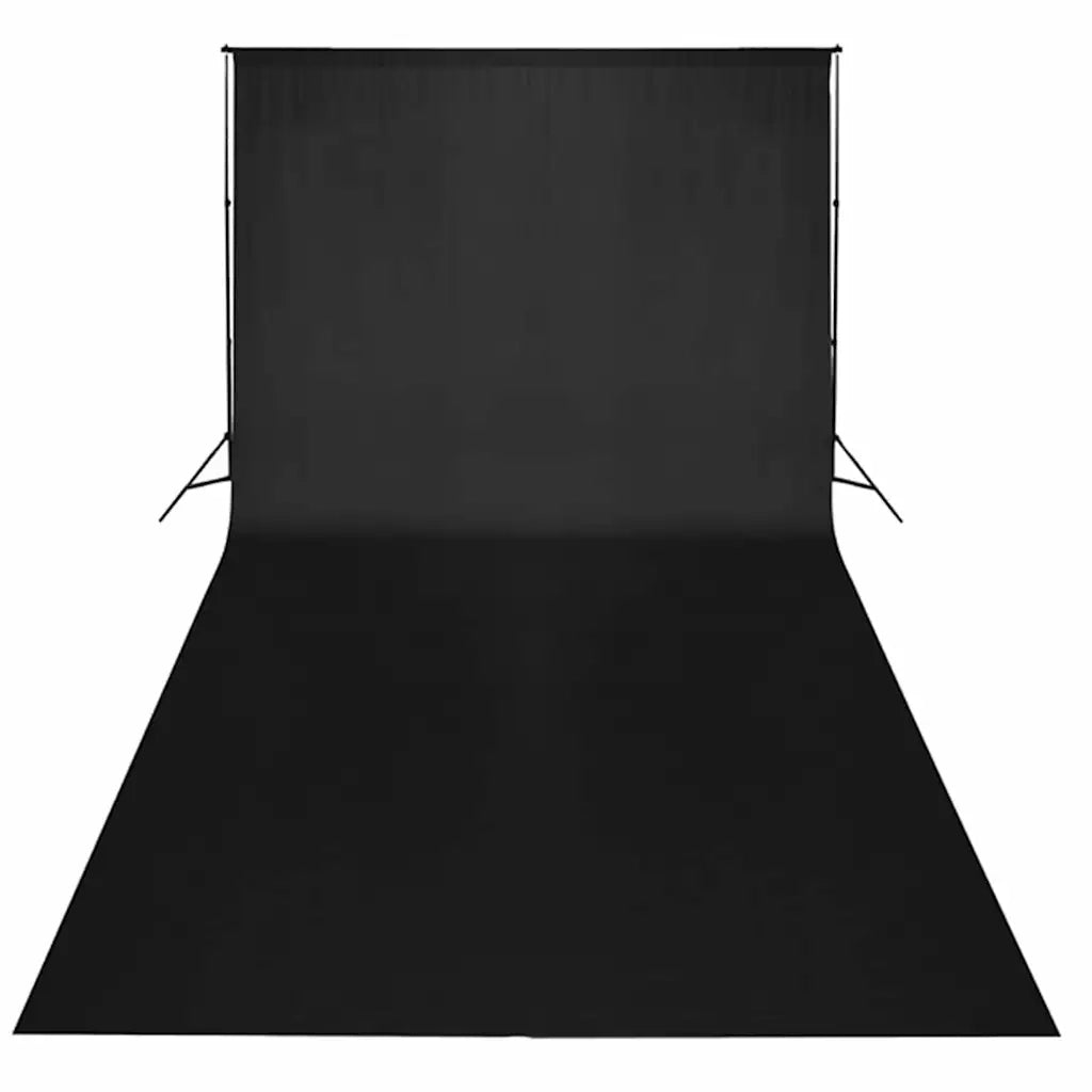 Set Studio Fotografico Fondale Nero 600x300 cm e Luci CFW3292243