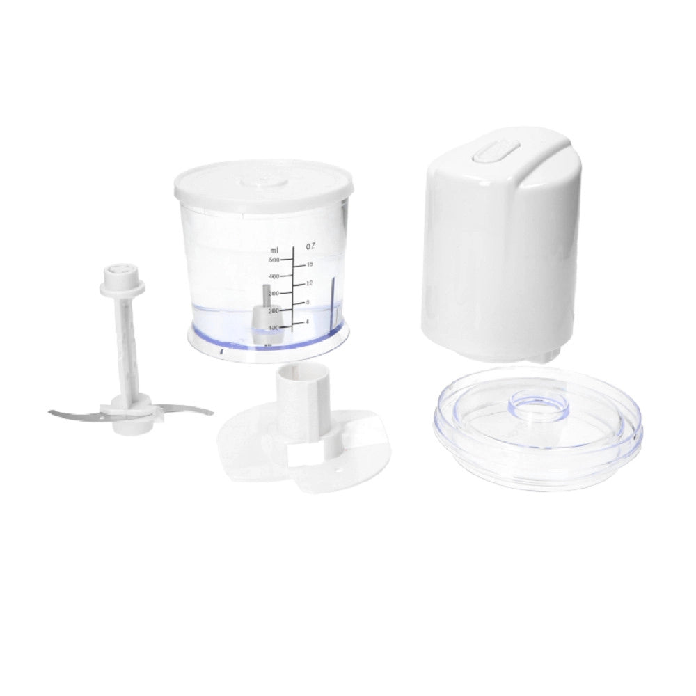 Trade Shop - Tritatutto Frullatore Elettrico Da Cucina Trita Tutto Mini Robot Da Cucina 500ml -