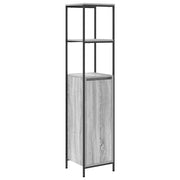 Mobile da Bagno | Armadio da bagno con Ripiani Grigio Sonoma 36x35x165 cm