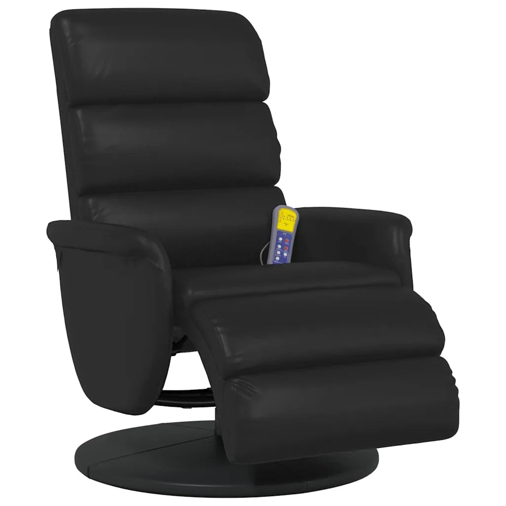 Poltrona Massaggiante Nero 71 x 98 x 106 cm Pelle Sintetica 42018601