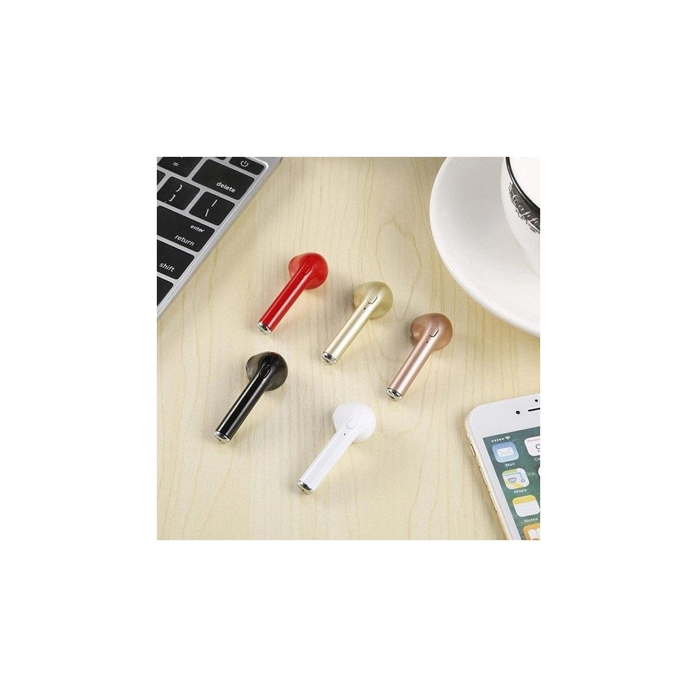 Trade Shop - Auricolare Singolo Hbq-i7r Bluetooth V4.1+edr Per Android Ios Cuffie Sport -