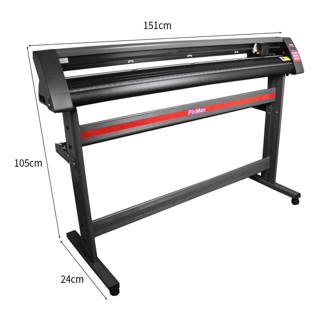 Plotter Taglio Vinile PixMax 59” con Supporto, Lame Roland e Laser Ottico