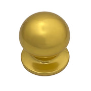 Pomolo fisso per porta SAGUATTI 169/70BB in alluminio oro lucido