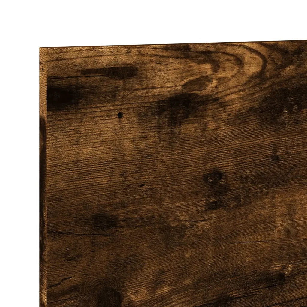 Mobile a Parete 70x16,5x30 cm Rovere Fumo in Legno Multistrato