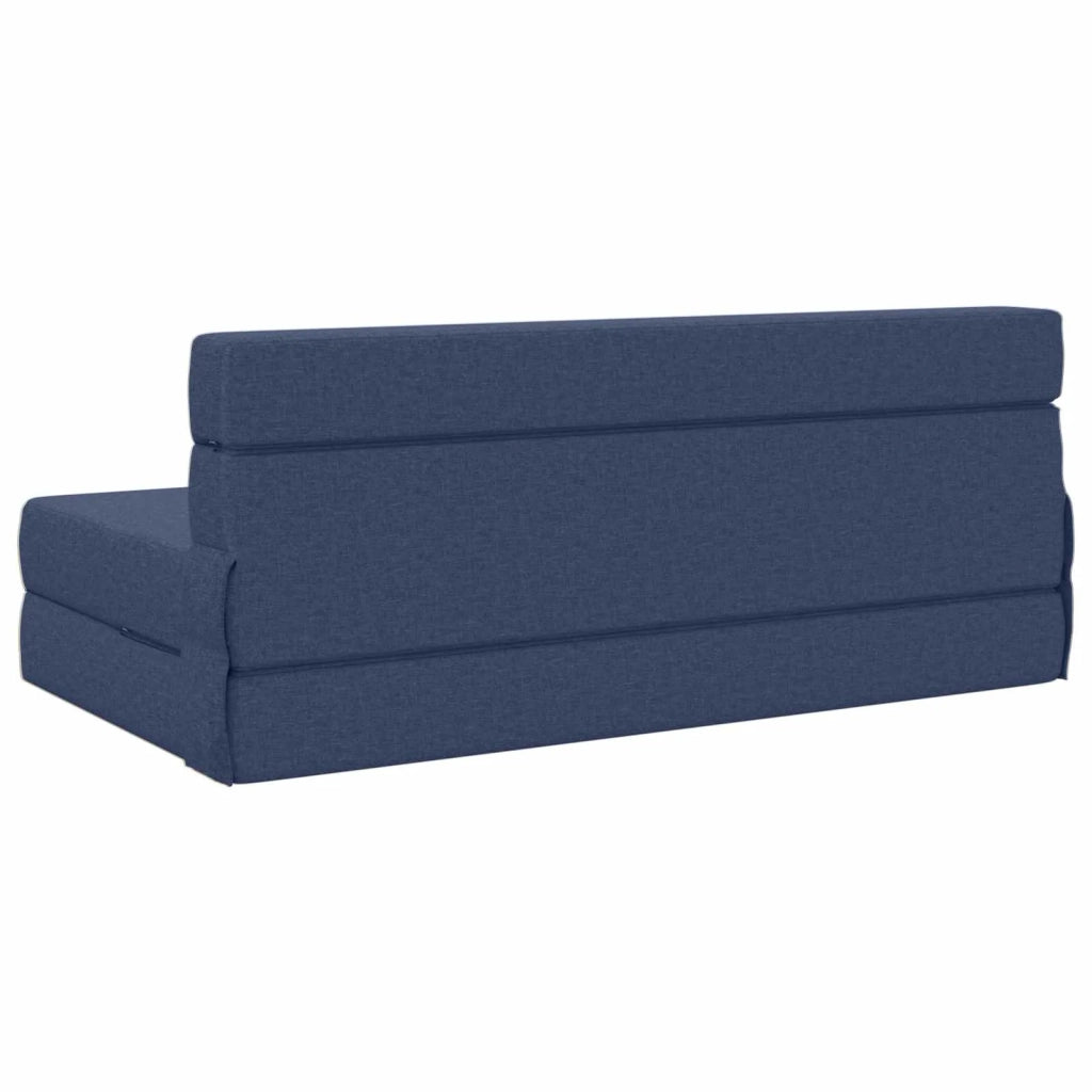 Divano Letto Pieghevole Blu 152 x 86,5 x 60 cm Tessuto 900124