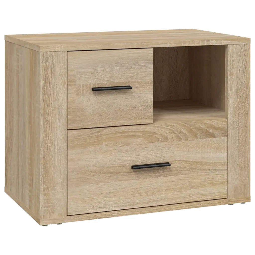 Comodino | Armadio da Notte | Mobiletto da notte Rovere Sonoma 60x36x45 cm in Legno Multistrato
