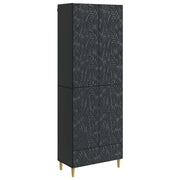 Set di armadi 2 pcs Nero Legno ingegnerizzato 3416692