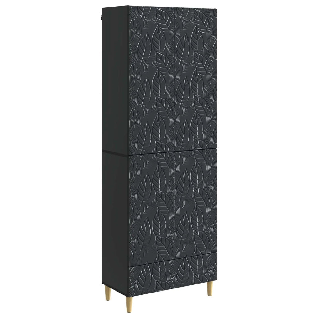 Set di armadi 2 pcs Nero Legno ingegnerizzato 3416692