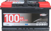 Batteria Auto 100AH polo positivo:destro Cassetta L4