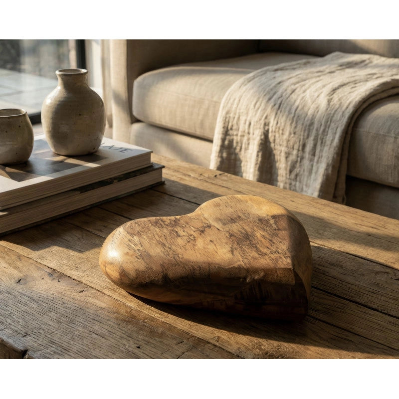 Decorazione Hak In Teak Ric. Cm16x14x4,5 (pezzi Unici - Non Ripiani In Serie)