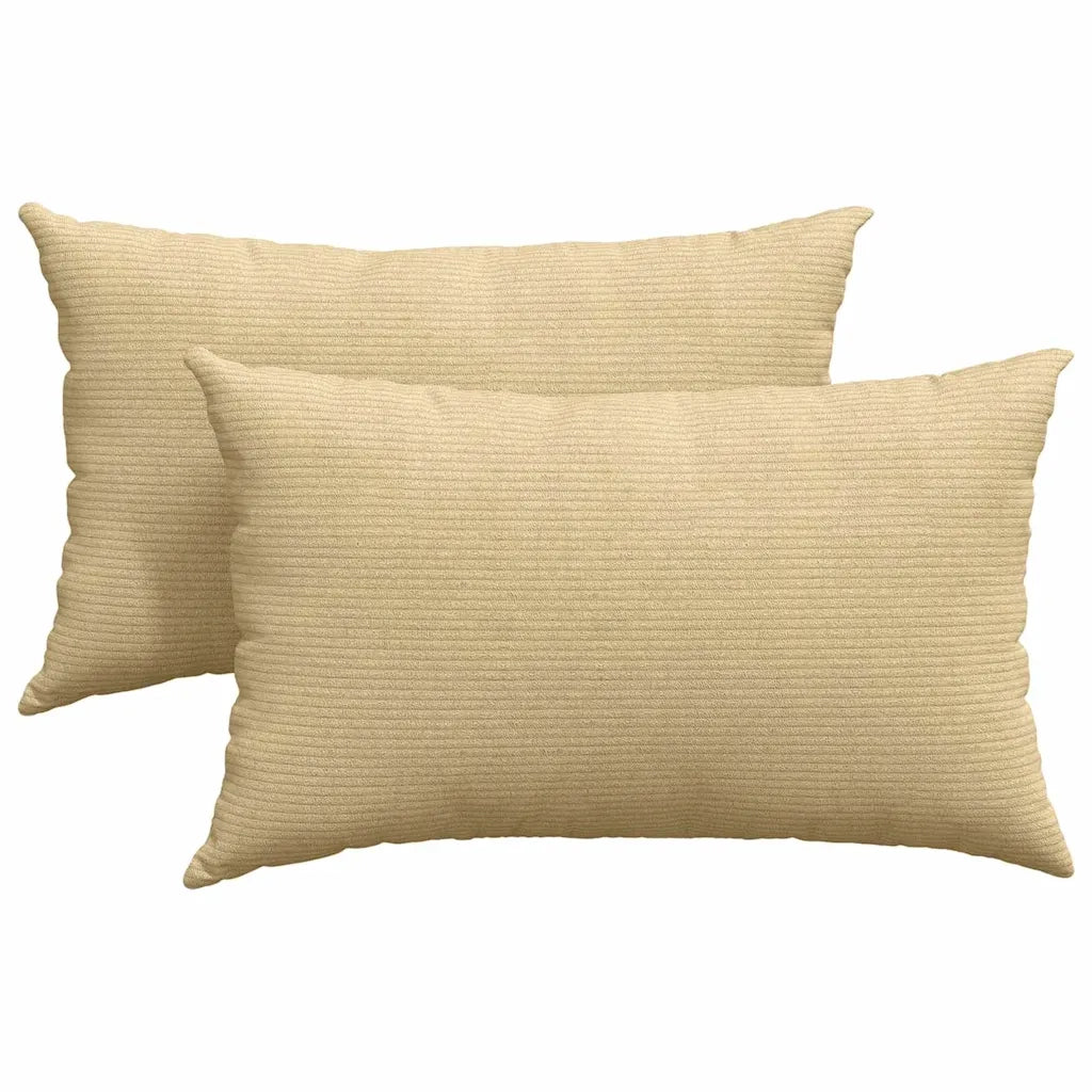 Cuscini da Divano 2 pcs Grigio Verde 50 x 30 cm