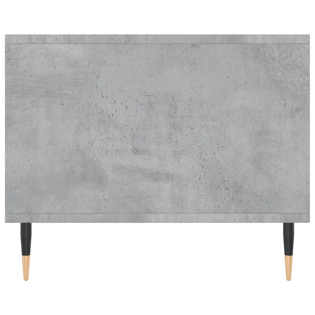 Tavolino da Salotto-Tavolino da soggiorno-Tavolo Grigio Cemento 90x50x40cm Legno Multistrato 429125