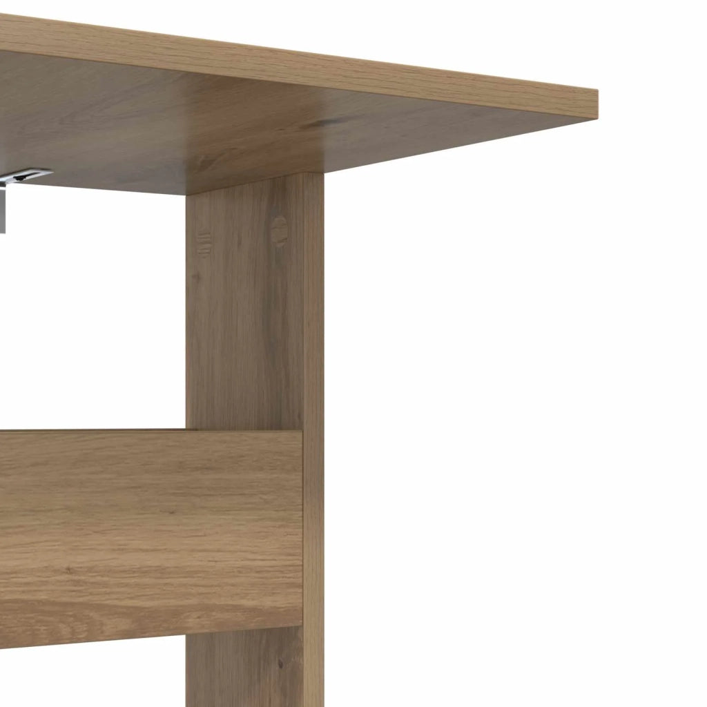 Tavolo laterale Rovere artigianale 40 x 35 x 60,5 cm