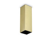 Plafoniera Look Ottone 28W Dimmerabile Ideale per Ambienti Interni Ideal Lux