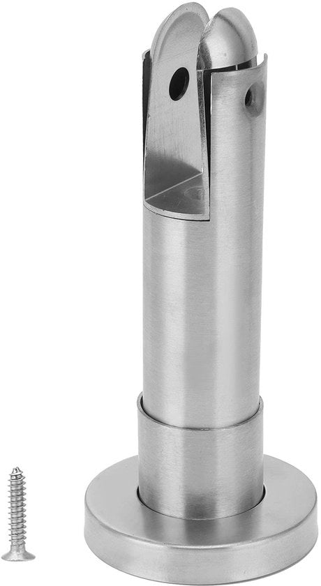 Partizione per WC in Acciaio Inossidabile - Barriera di Separazione con Fermo - Chiave di Svincolo - Struttura Stabile - Per Uso Pubblico - 150 x 65 mm