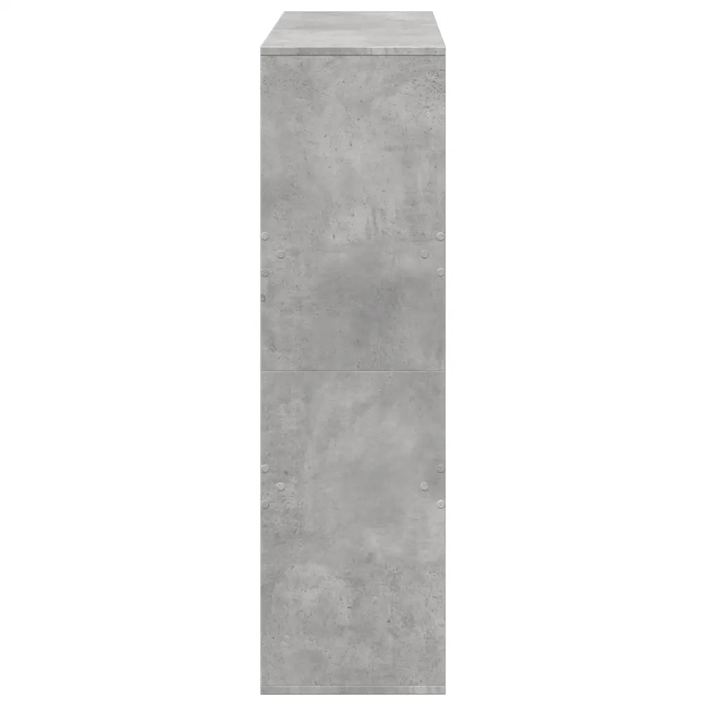 vidaXL Divisorio Grigio Cemento 100x33x115 cm in Truciolato