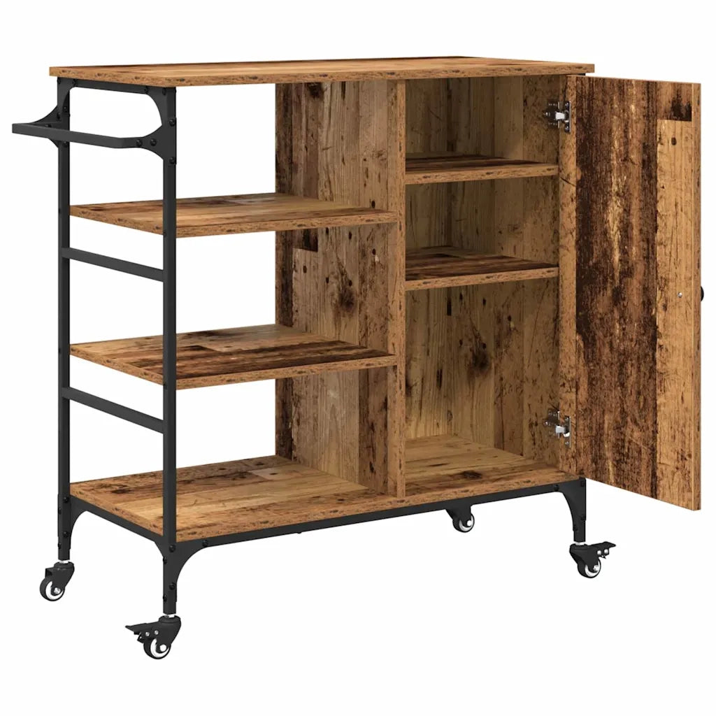 Carrello da Cucina Legno vecchio 87,5 x 39 x 84,5 cm CFW1101136