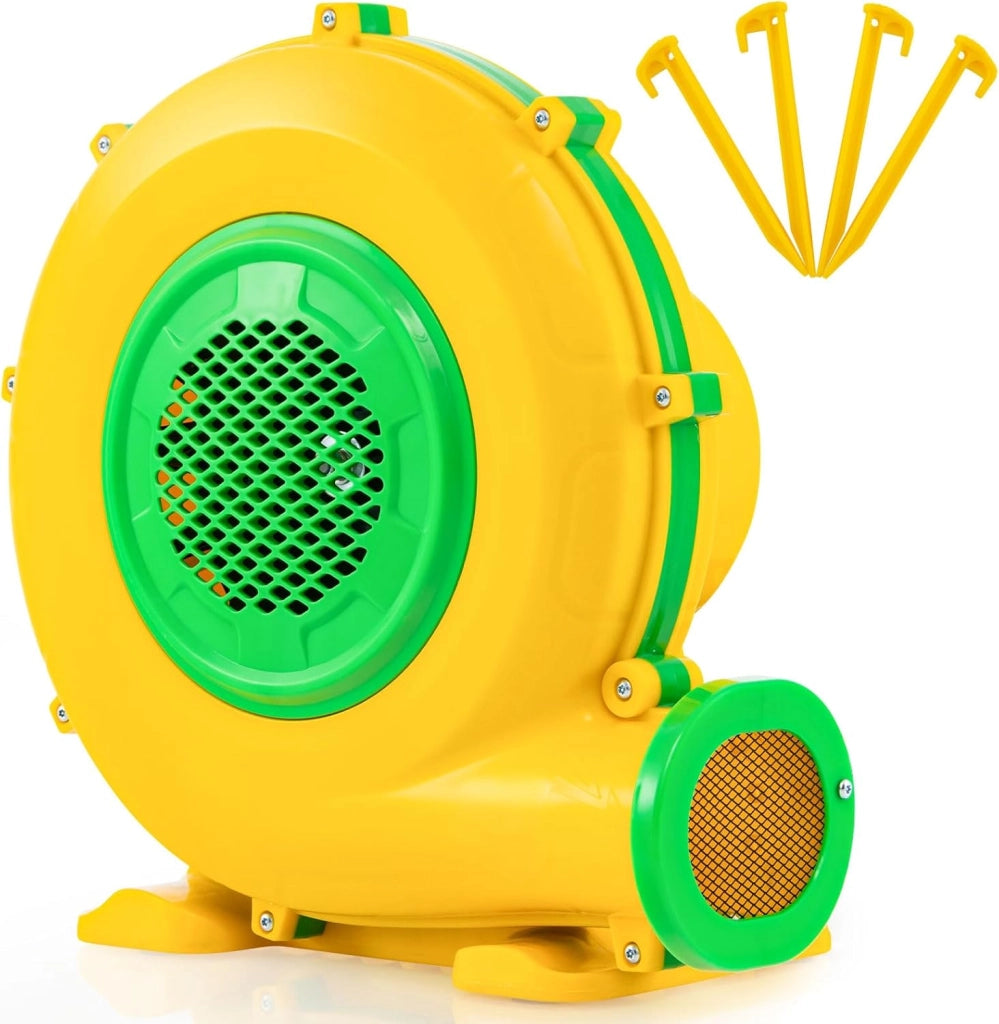 Ventilatore di Aria del Castello Gonfiabile, Soffiatore per Giochi Gonfiabili con Cavo di Alimentazione, per Castello Gonfiabile, Scivolo Acquatico e Giochi Gonfiabili (950W)