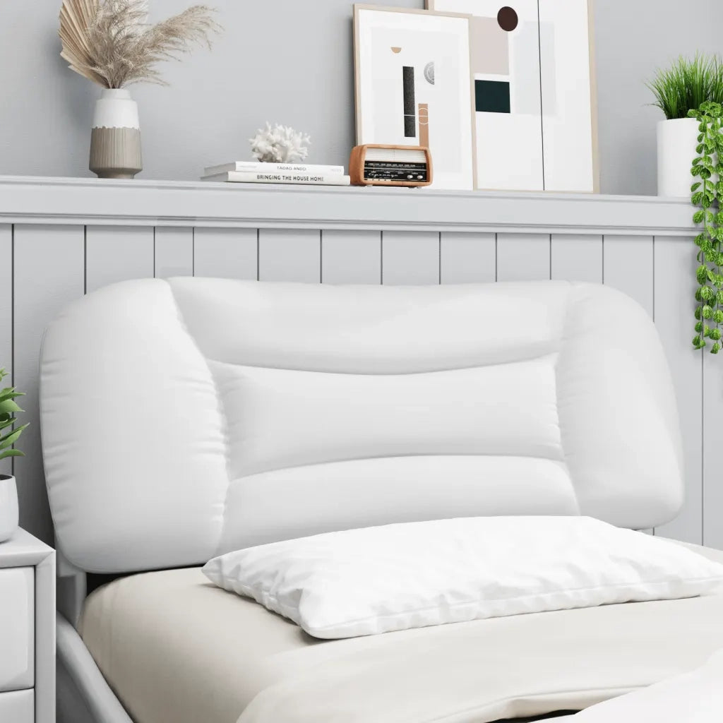 Cuscino Testiera Hvar Bianco 100 cm in Similpelle CFW4948778
