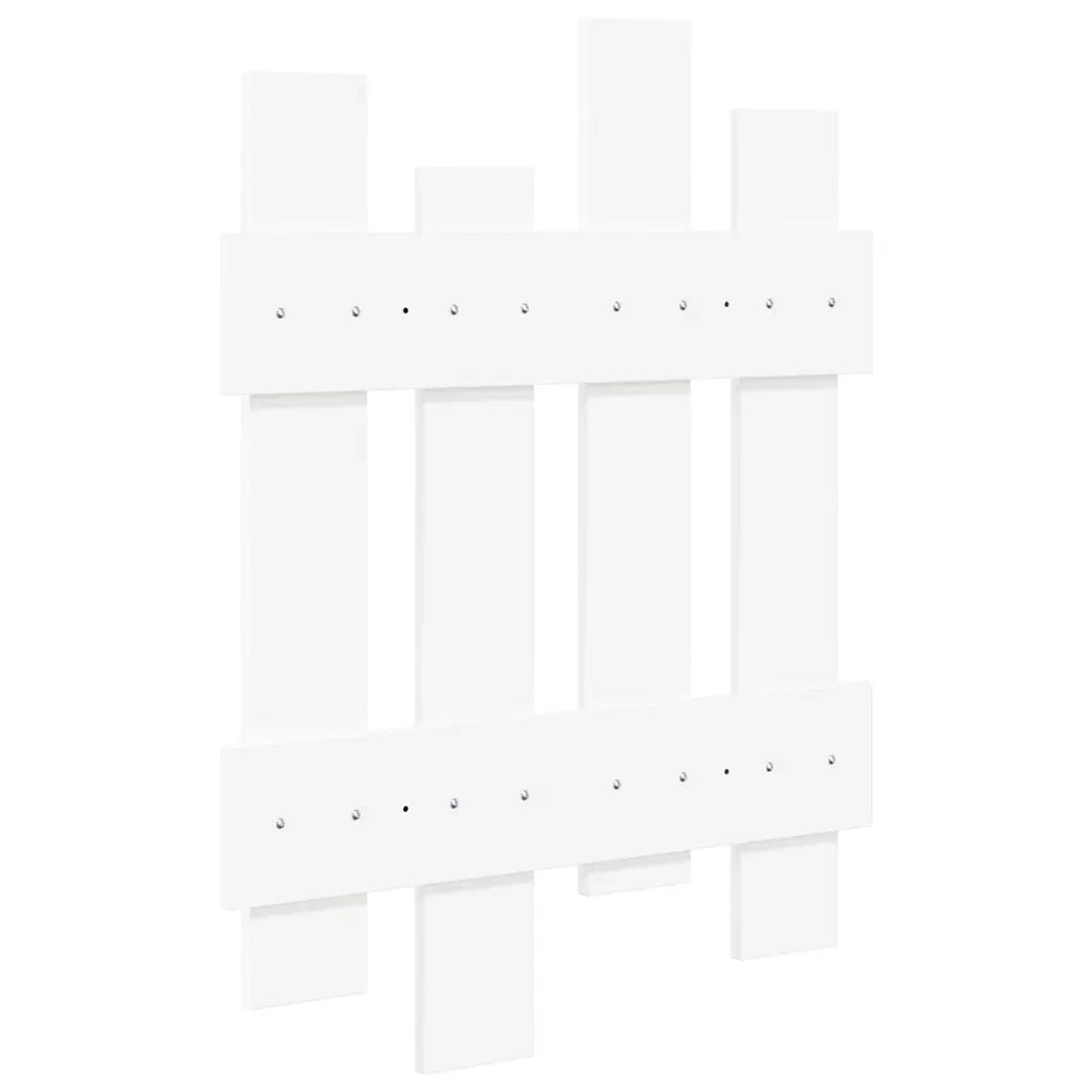 Appendiabiti a muro Bianco 60 x 3 x 82 cm Legno multistrato 874475