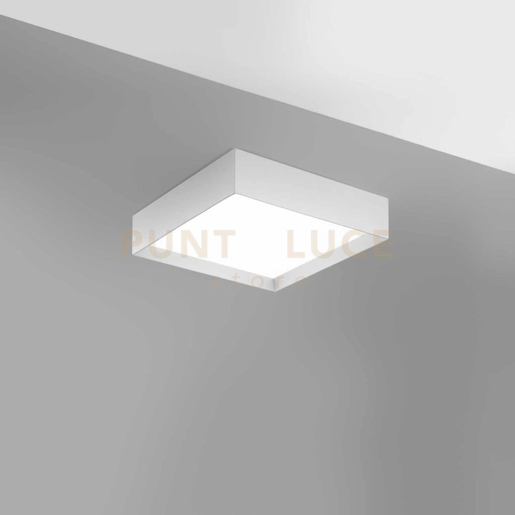 AOI P/P - PLAFONIERA ALLUMINIO BIANCO A LED 3000-4000K  2000-2100lm 30W DIMMERABILE