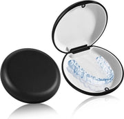Scatola da 2 Sostegno Denti Fissura Box - Protezione Ortodontica Box con Chiusura Magnetica - Rivestimento Silicone morbido Allineatore Box per Donne Uomini Adolescenti Adulti