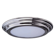 Plafoniera bagno tonda 36,1cm LED 25W cromo Welland