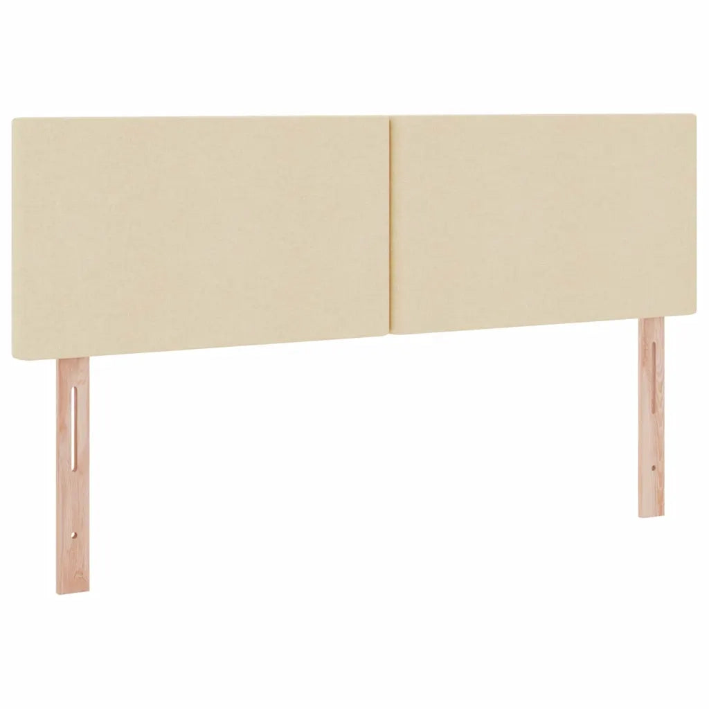 Letto con contenitore LED e materasso Crema 140 x 190 cm