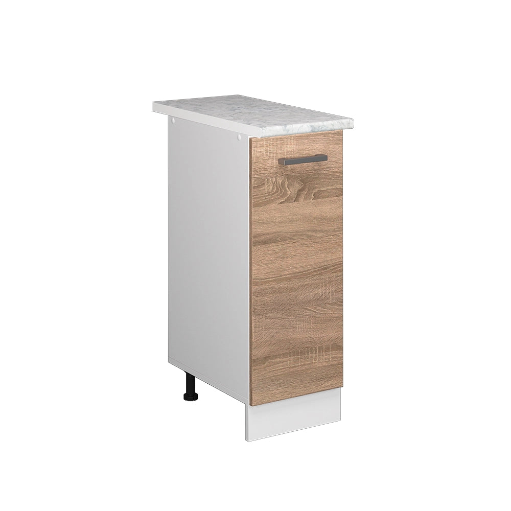 Vicco Armadio cucina dispensa alto Sonoma 30 cm , PL Marmo