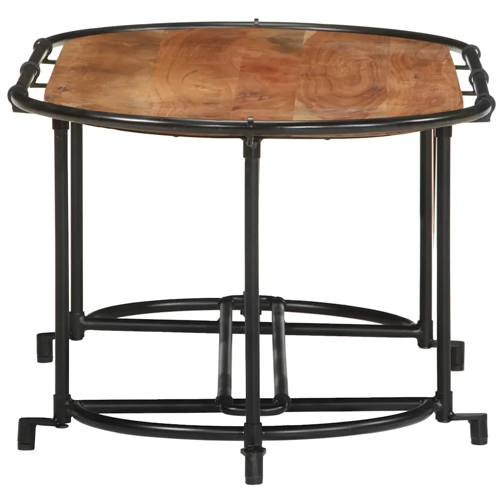 vidaXL Tavolino da Salotto 110x55x40 cm in Legno Massello di Acacia