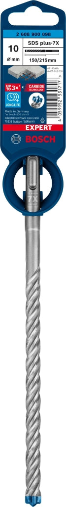 2608900098 - PUNTA BOSCH SDS PLUS 4 TAGLIENTI D.10mm X 150mm X 215mm
