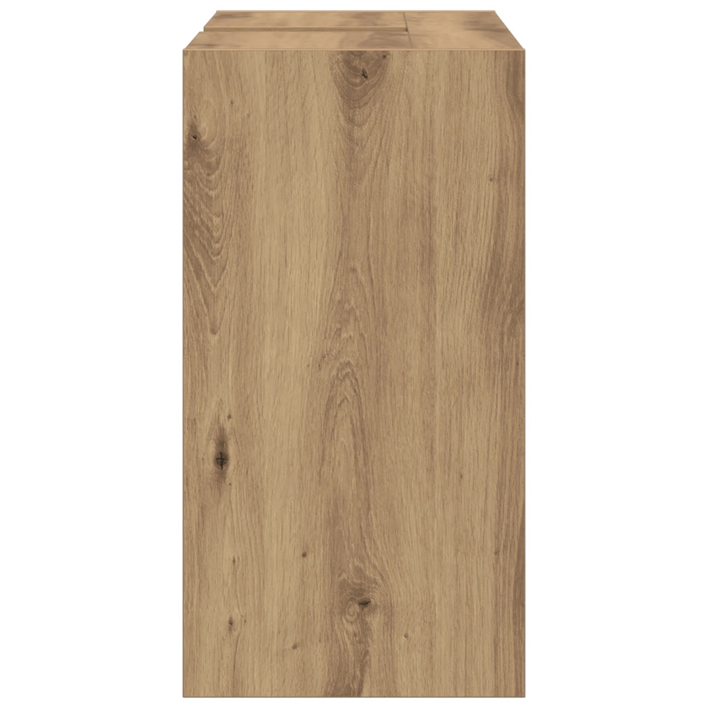 Mobile lavabo Rovere artigianale 63x29x55 cm Legno ingegnerizzato