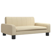 Divano | Divano da soggiorno | Sofa per Bambini Crema 70x45x30 cm in Tessuto