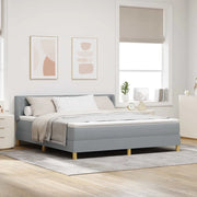 <strong>Letto a Molle< / strong> Grigio chiaro 180 x 200 cm 3341370