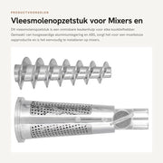 Accessorio per blender in lega di alluminio - Accessorio per centrifuga - Accessorio per masticatore - Accessorio per centrifuga a sap - Accessorio per centrifuga per frutta e verdura - Installazione facile