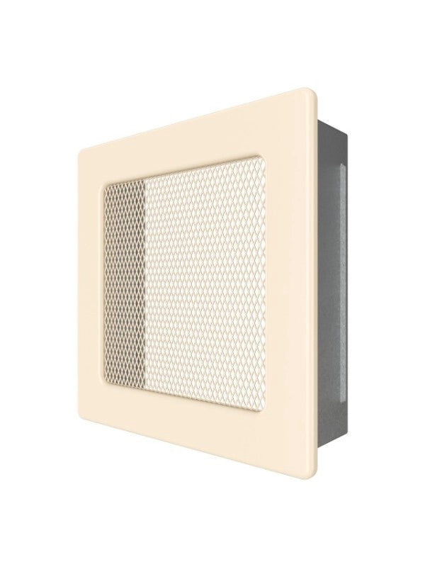 Griglia di ventilazione per camino Crema- Classic 17x17