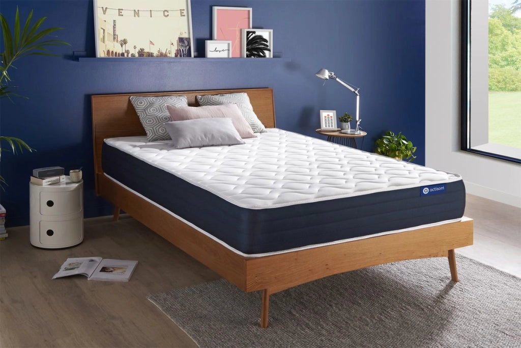 Materasso Actiflex sleep 130x190cm - Spessore : 22cm - Molle insacchettate e memory foam - Bilanciato