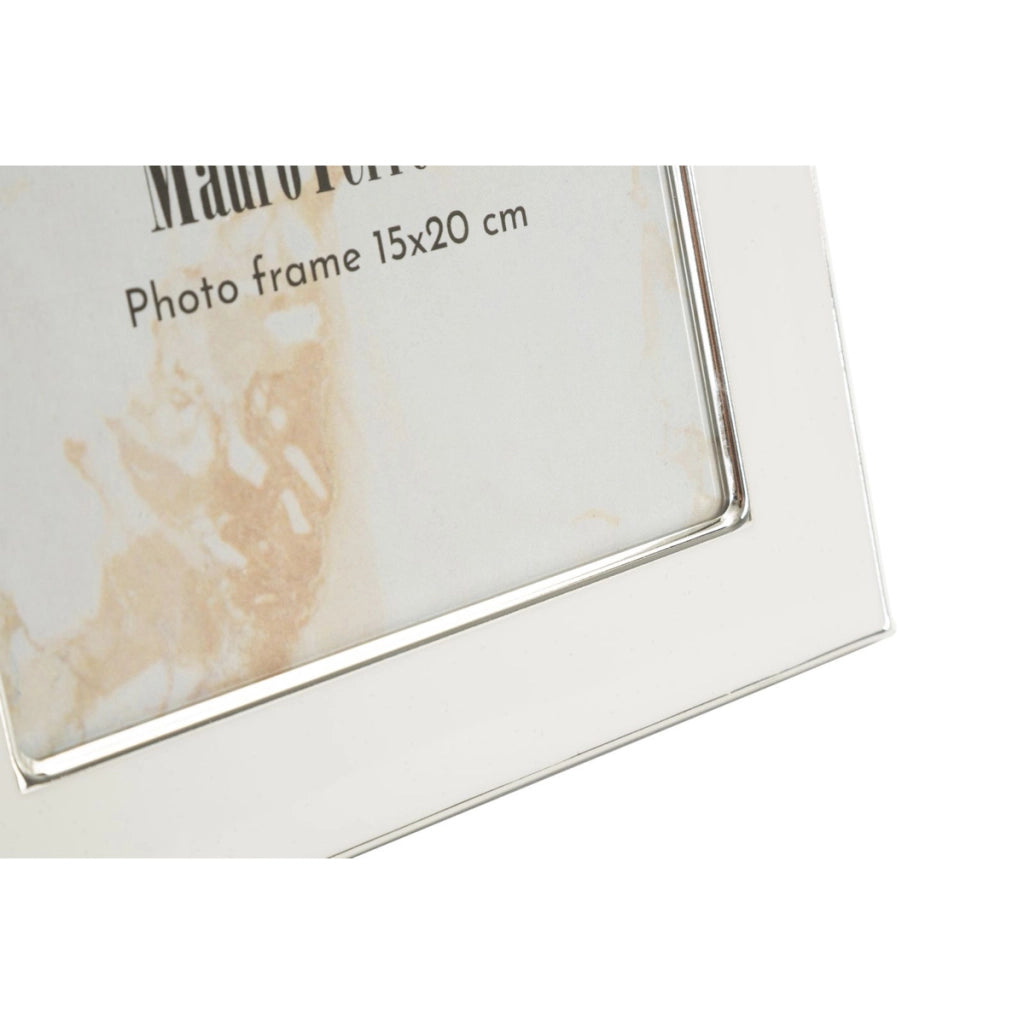 Portafoto VKH1011, Bianco, Metallo, 16x1,6x21,5 cm