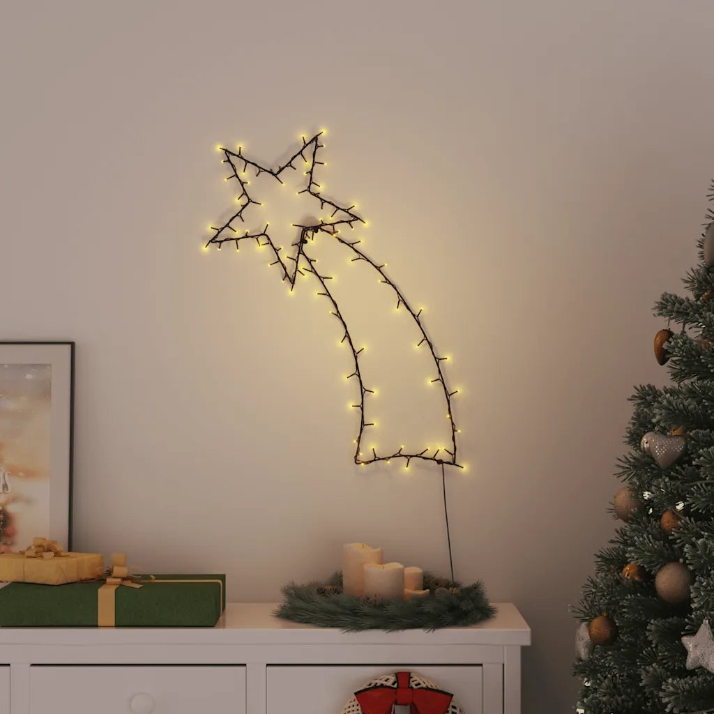 Luci di Natale Stella Cadente Silhouette 115 LED Bianco Caldo CFW6826006
