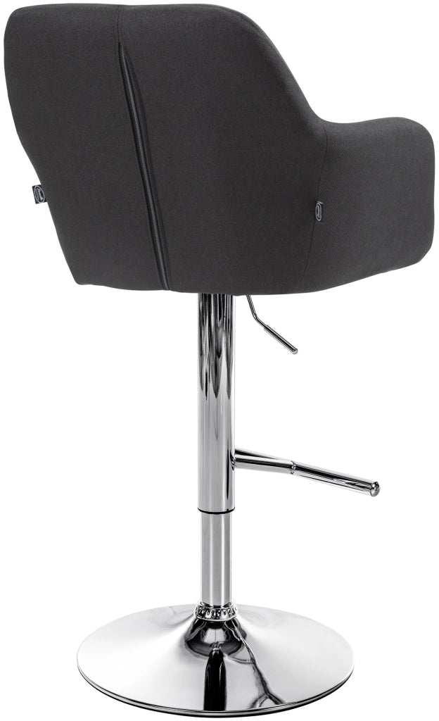 Barhocker Natoma Stoff chrom