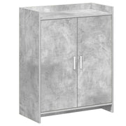 Mobile per scarpe con porta Grigio Cemento 73,5 x 36 x 92 cm 8011310