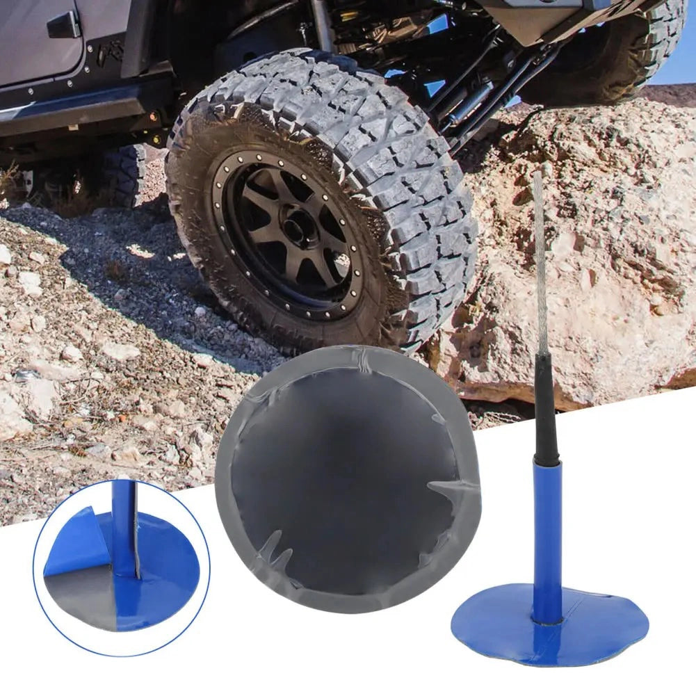 Set di Spine per Pneumatici 6mm con Toppa – Riparazione Efficace | 10 Pezzi