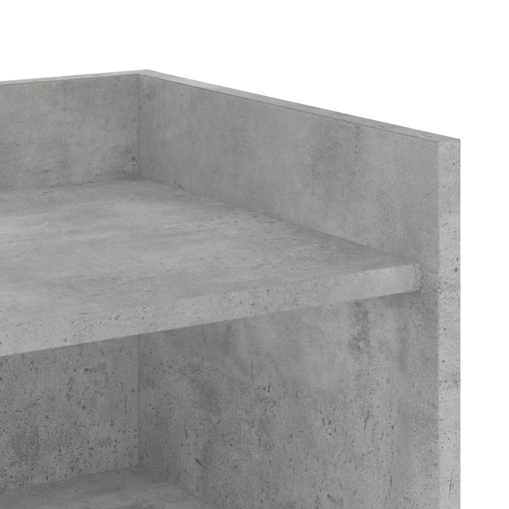 Credenza Grigio Cemento 45x35x75 cm in Legno Multistrato 848384